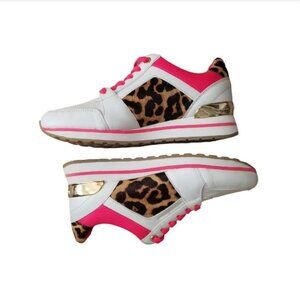 Michael Kors Billie Trainer Leather Lace Ups